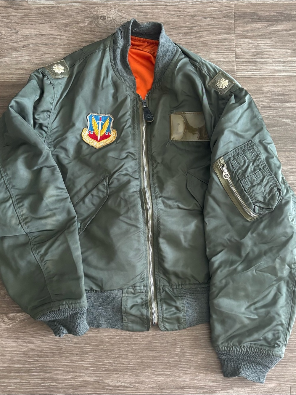 Vintage Original Type L-2B Flyer's Light Zone Jacket Alpha Industries Medium